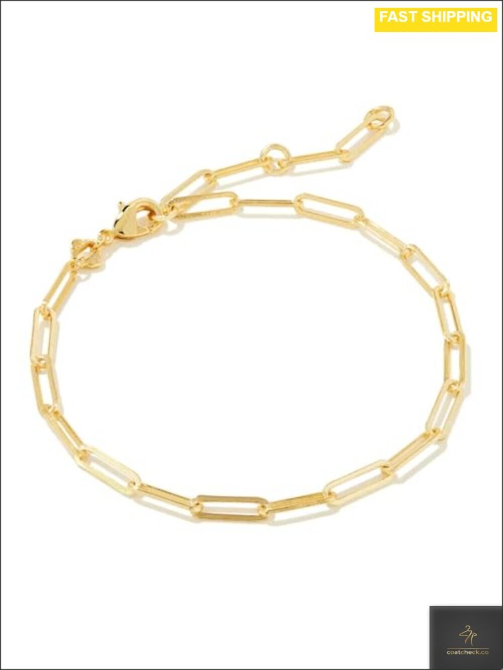 Kendra Scott Courtney Paperclip Bracelet Gold Link Fashion Jewelry for Women